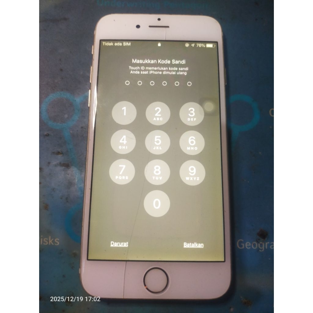 bahan iphone 6 A1586. apa adanya