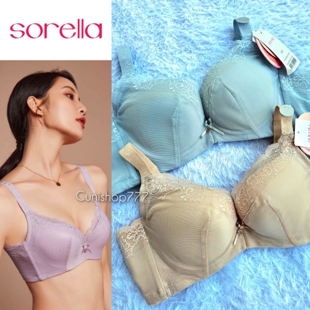 SORELLA BODY CONTOUR BRA PREMIUM PAKAI KAWAT BUSA TEBAL PUSHUP  FULL CUP 34B 36B BH BERKAWAT 010-297