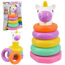 Mainan edukasi anak Funtime Una The Unicorn Stacker