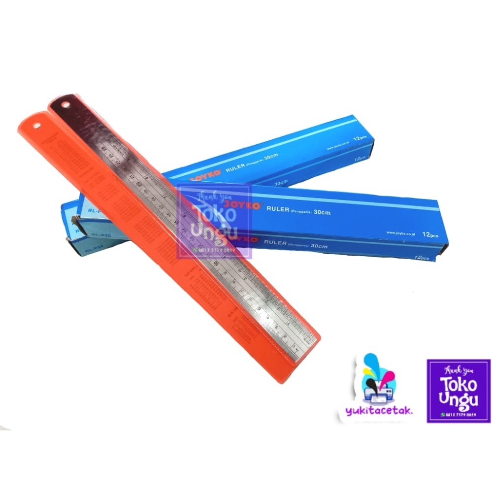 Penggaris besi Joyko 30cm
