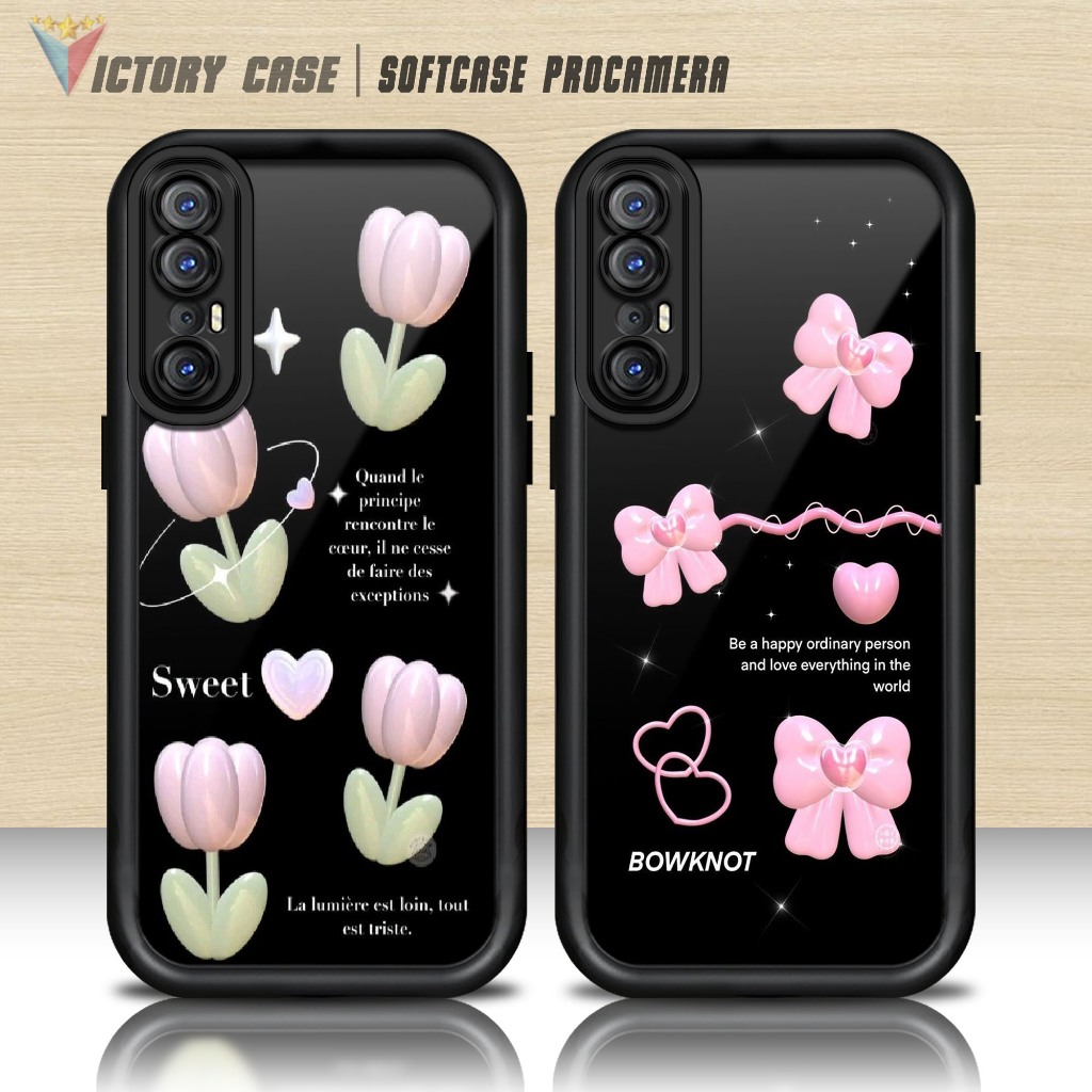 Case OPPO RENO 3 PRO Motif [ CUTE ] Cover Handhphone Casing Softcase Glossy Anti Jamur