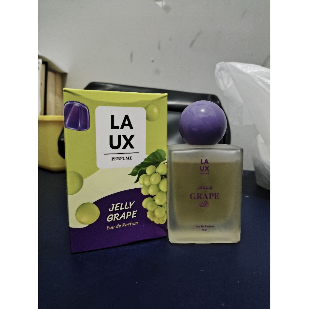 Preloved Laux Perfume Jelly Grape 50ML [FREE VIAL VARIANT]