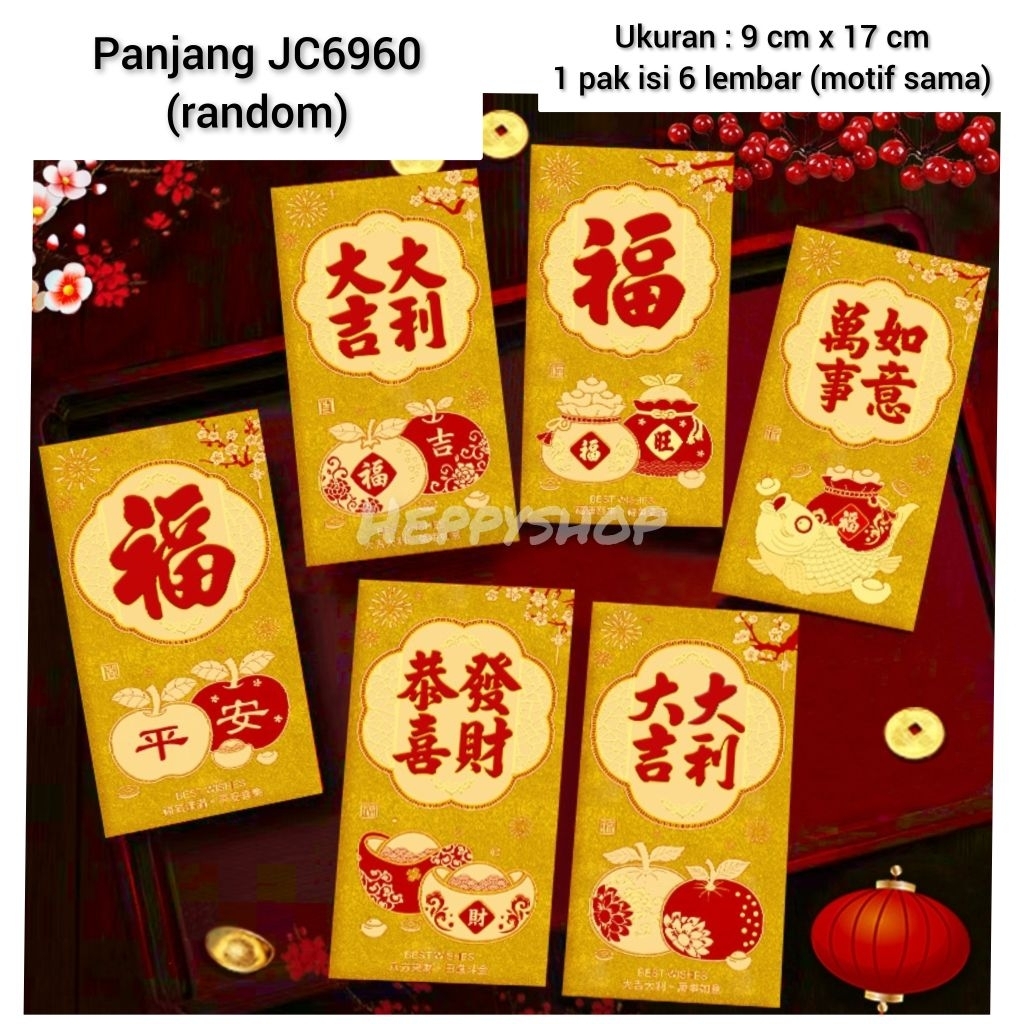 Angpao Imlek Gold Emas Angpao Fu