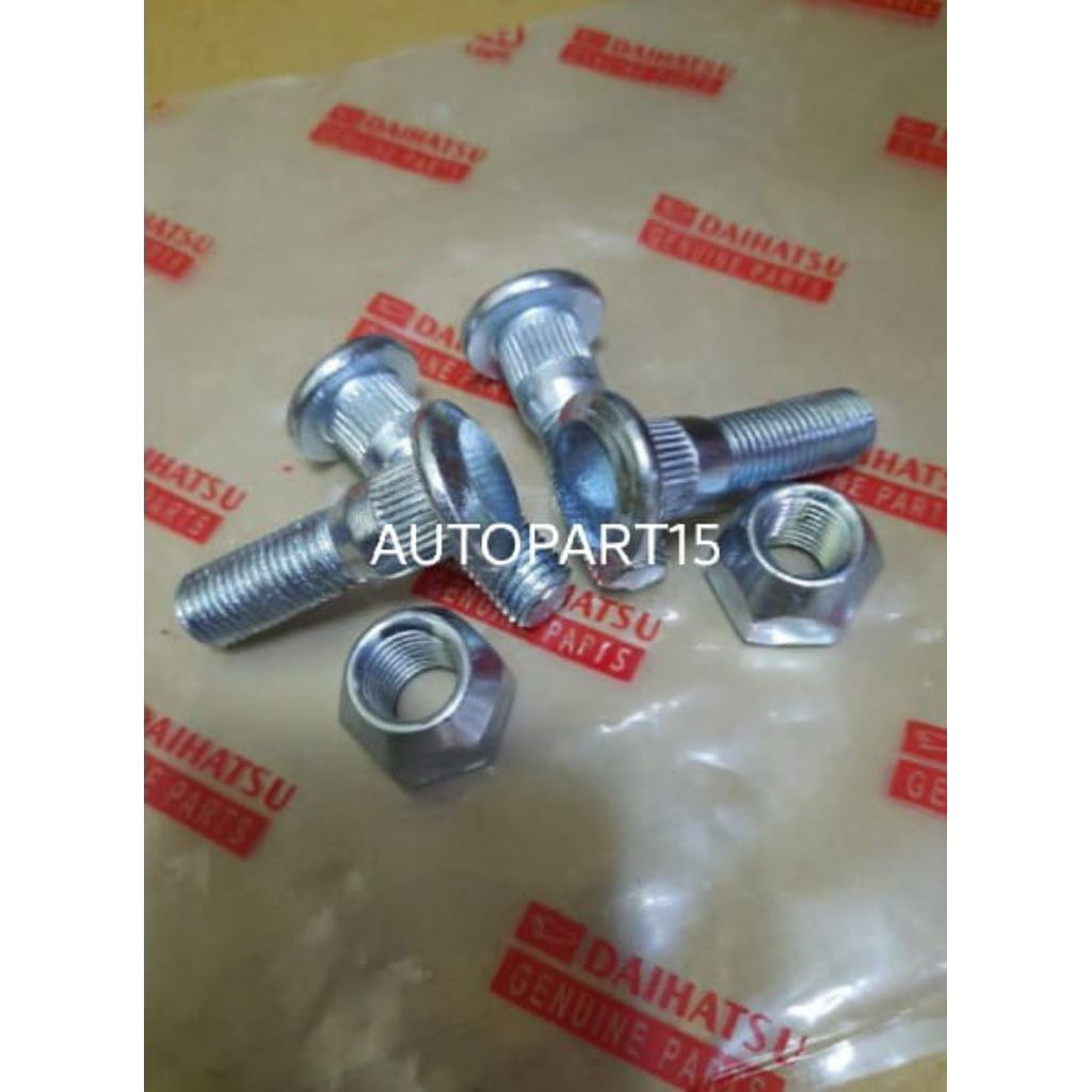 Baut Mur Roda Daihatsu Taft GT F70, Feroza, Rocky, dan Hiline