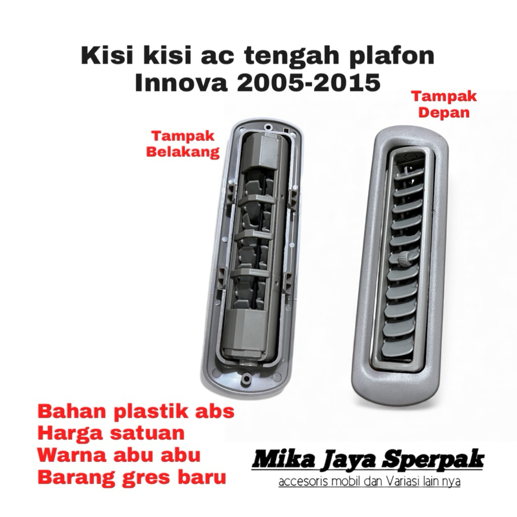 kisi kisi ac tengah plafon Innova thn 2005-2015