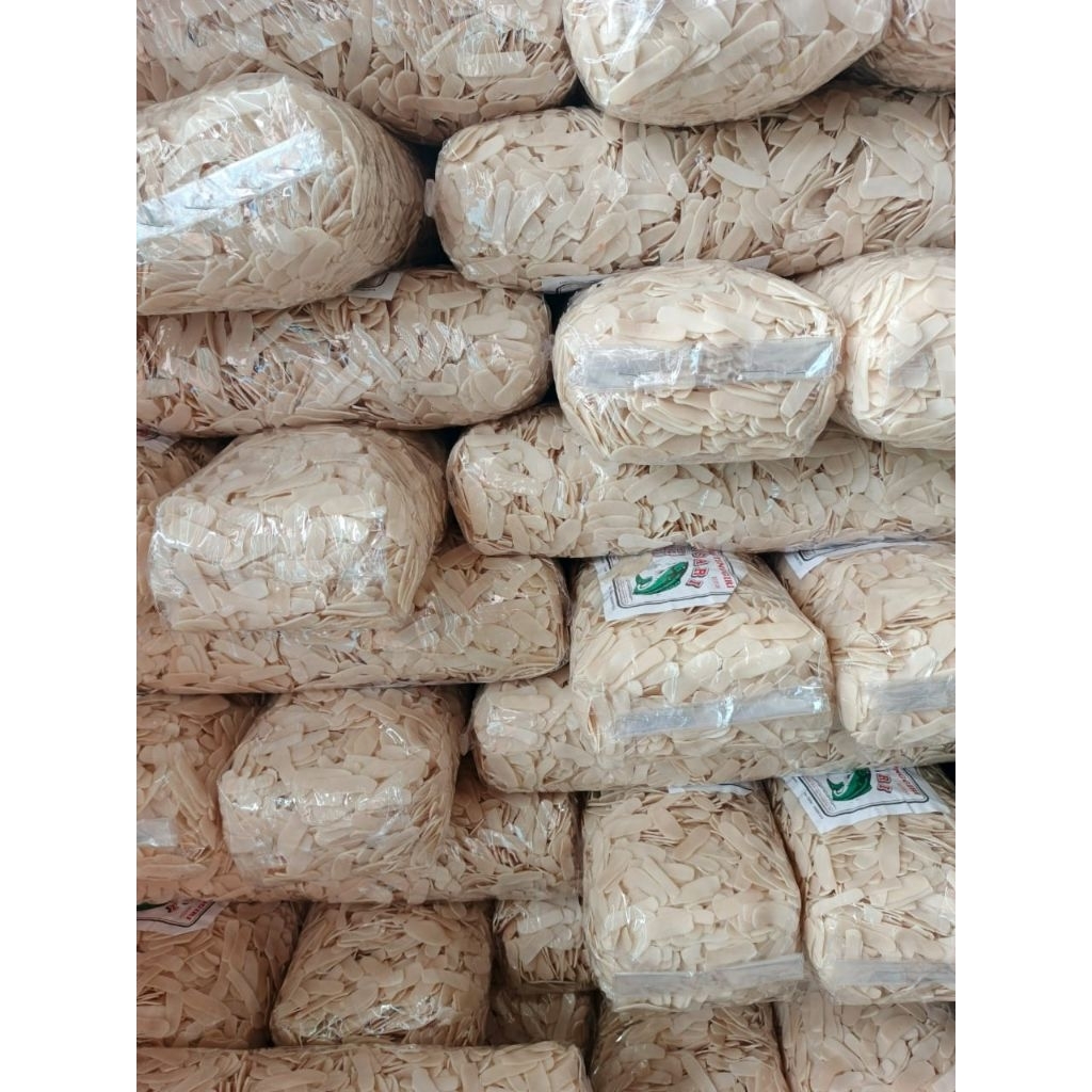 KRUPUK IKAN TENGGIRI/KRUPUK LIDAH MENTAH 1BAL4kg