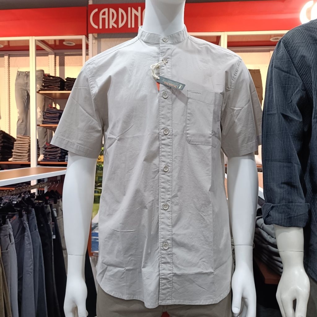 cardinal kemeja koko / baju taqwa / baju muslim lengan pendek bigsize / jumbo M-4XL regulerfit