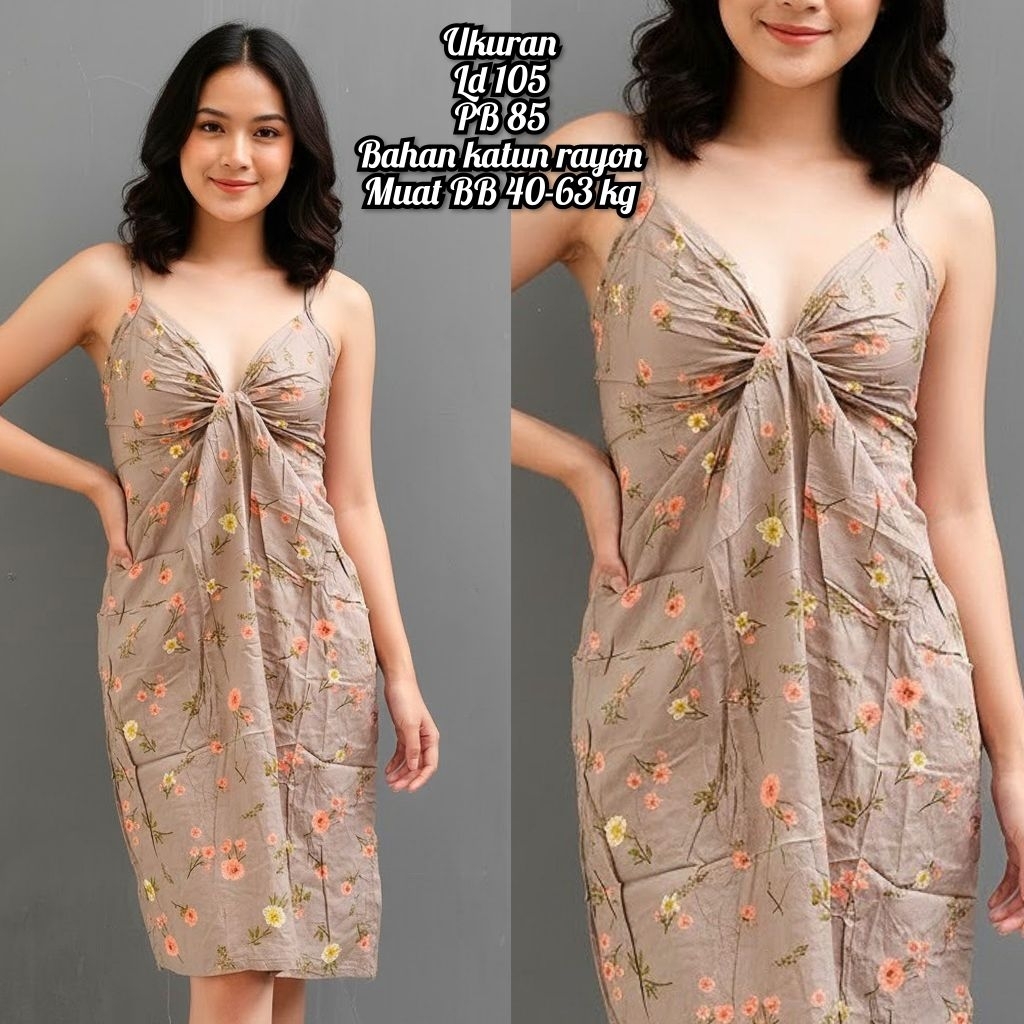 DRESS APEL  PENDEK (PRIVASI AMAN) / DASTER SEKSI/DASTER SINGLET/ GAUN MALAM/ DASTER LINGERY