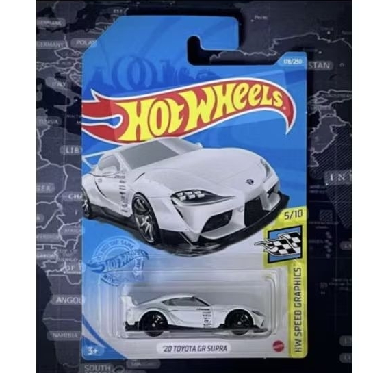 hot wheels toyota GR supra putih