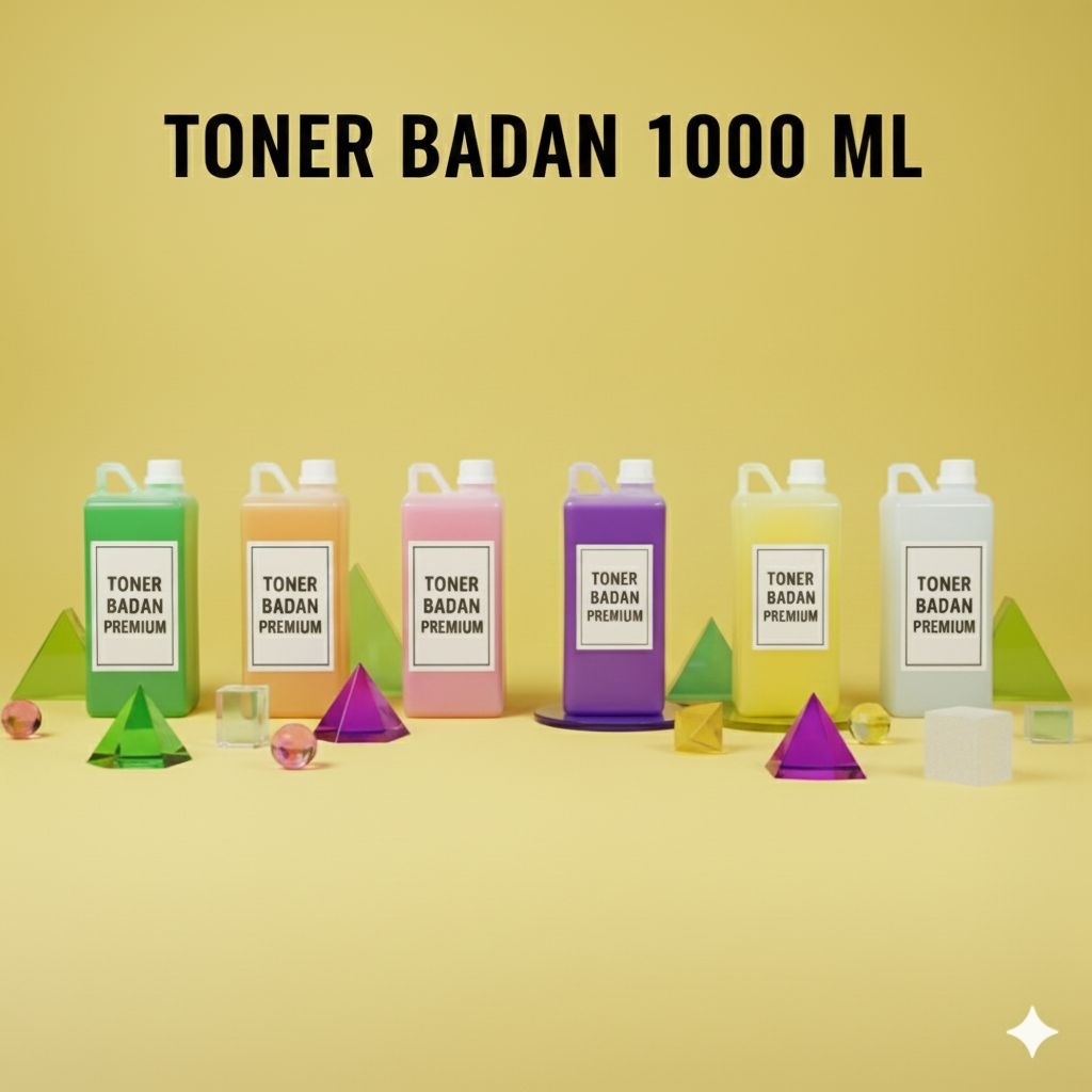 TONER BADAN PREMIUM || TONER BADAN LITERAN || TONER BADAN WHITENING || TONER BADAN 1000 ML