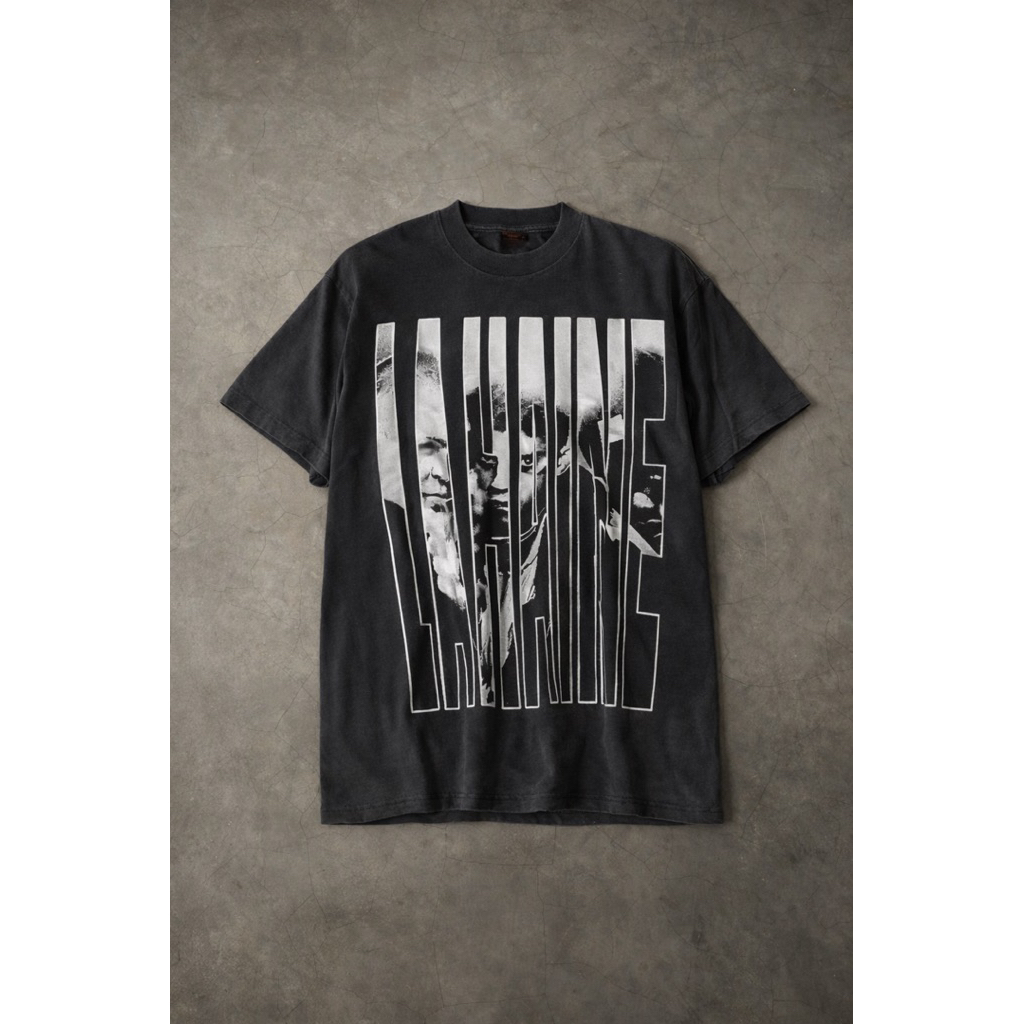 T-Shirt / Tees Bootleg GINSENG STRIPS La Haine Grey Faded Colour (NEW) | La Haine Vintage Movie Boot