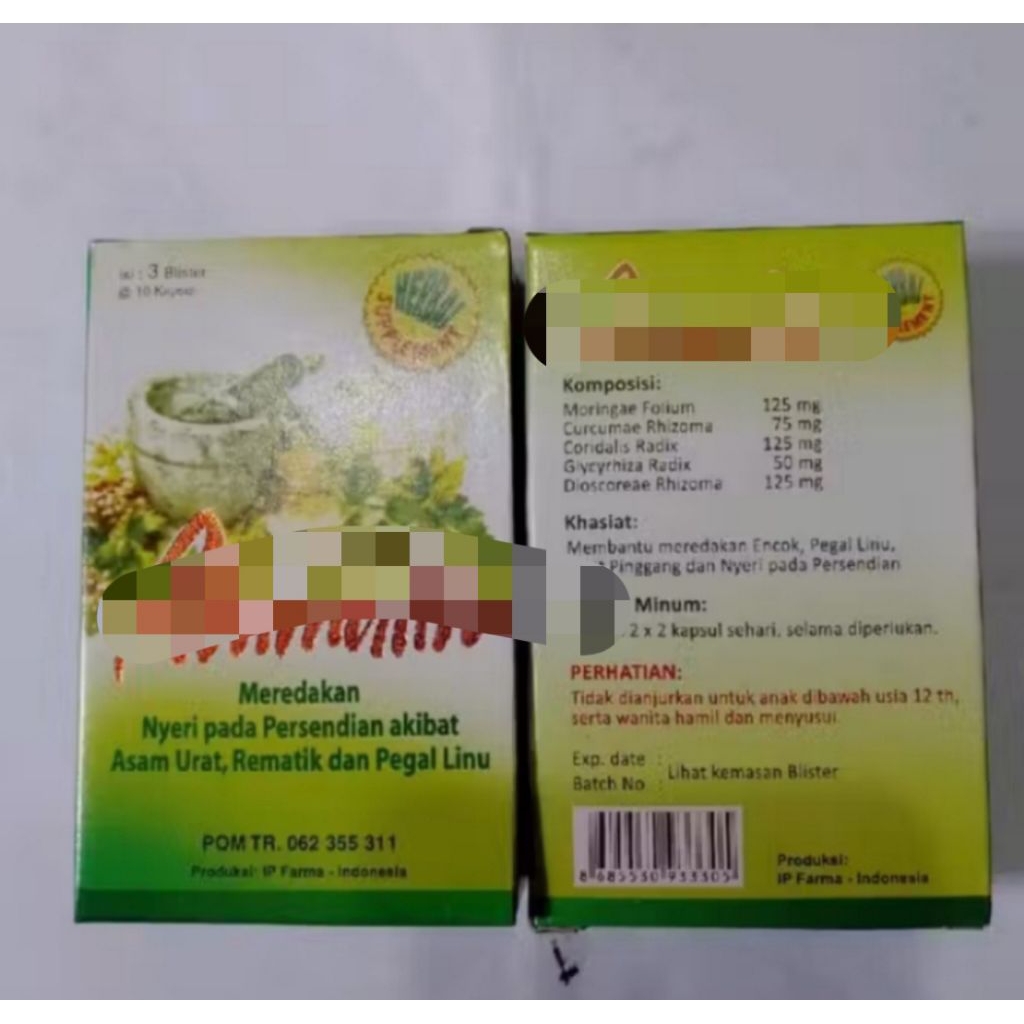 Suplemen nutrisi kesehatan Asamulnn Asli Original