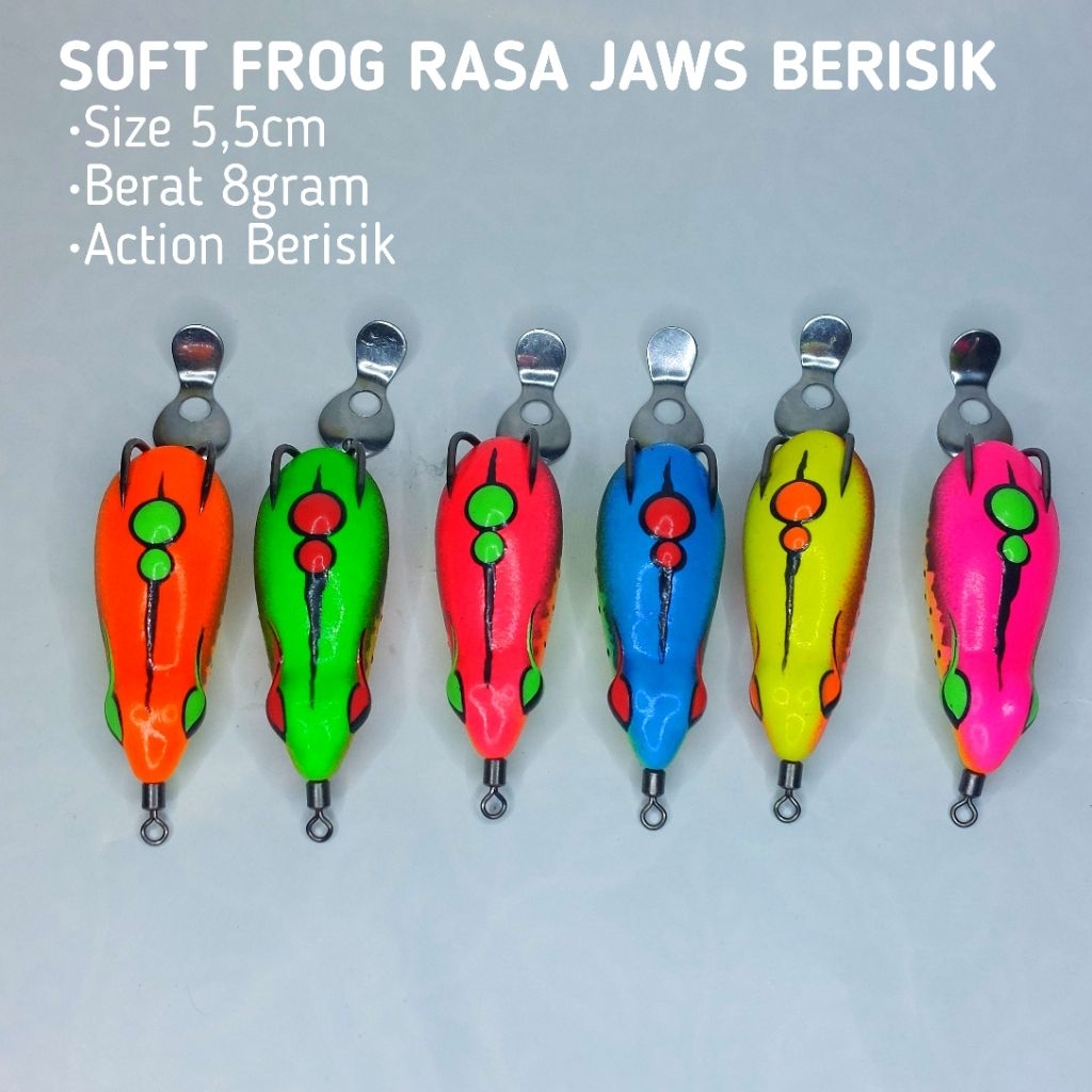 SOFT FROG 3.8CM WAVE LURE / SOFT FROG KILLER / UMPAN CASTING / UMPAN GABUS / sofrog mini / sofrog ul