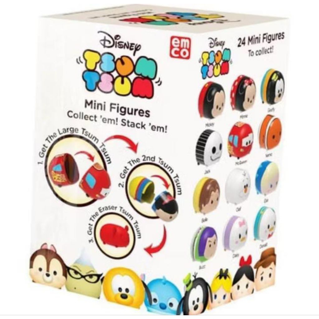EMCO Disney Tsum Tsum Tsumtsum Blind Box Mini Figures Figure Figures Kecil Tsum