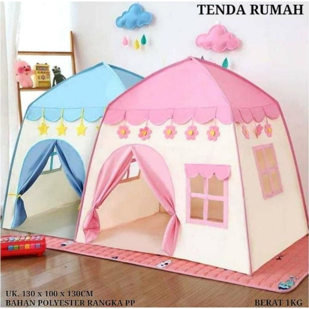 Tenda rumah anak /mainan tenda rumah anak/tenda princess/tenda castle anak