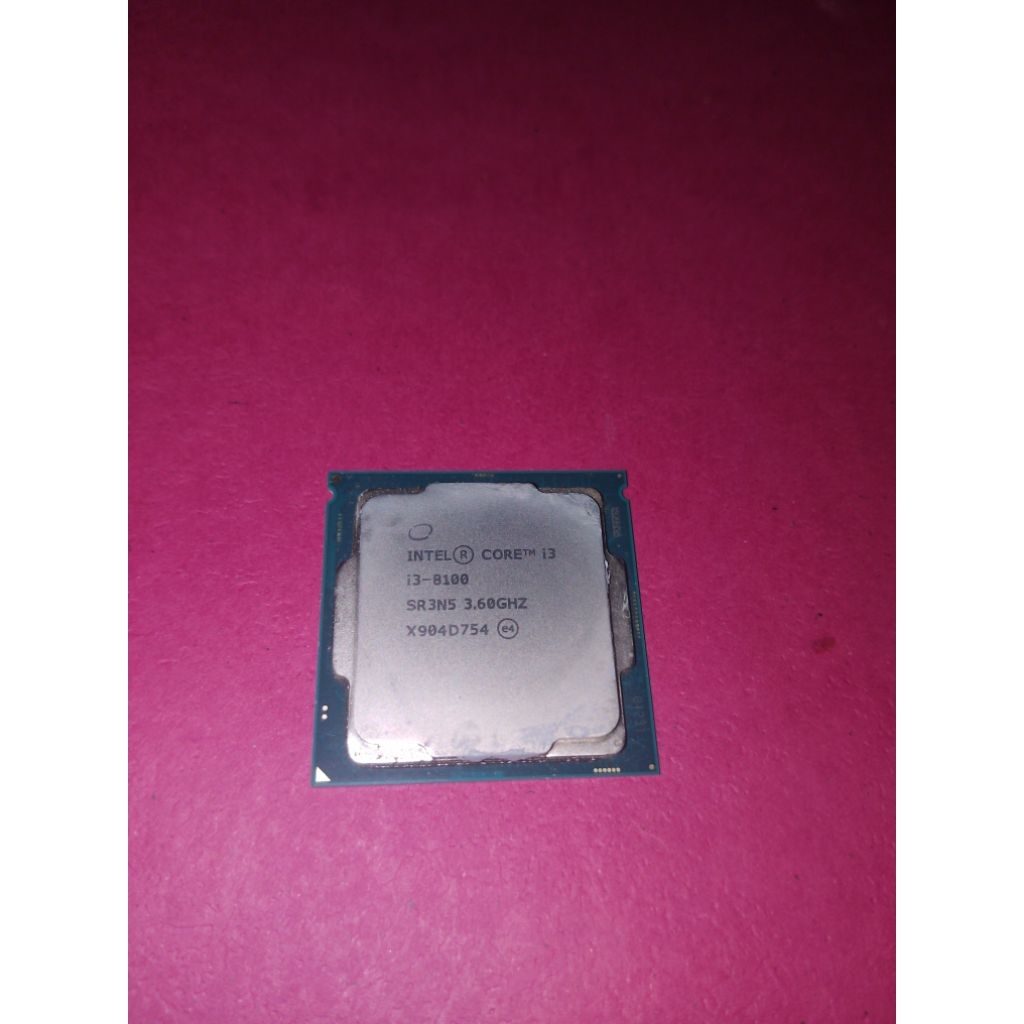 procesesor Intel i3 8100 gen 8 cabutan