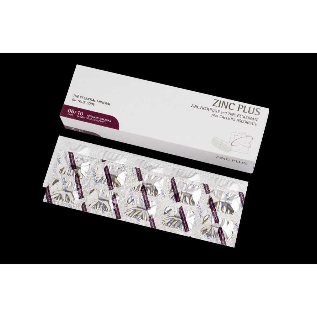ZINC PLUS 1 STRIP/10TABLET | ZINC PICOLINATE-ZINC GLUCONATE-CALCIUM ASCORBATE | SUPLEMEN KESEHATAN