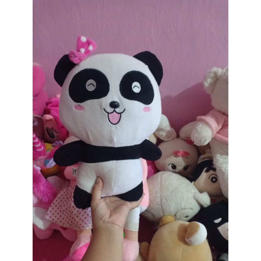 Boneka Panda baby bus