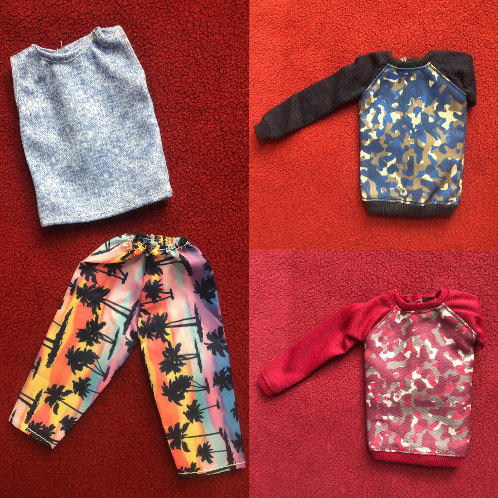 Baju Barbie Ken No Brand Handmade Preloved
