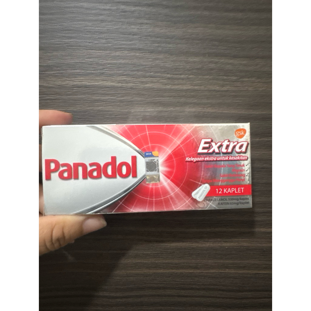 Panadol Extra Malaysia isi 12kaplet exp Juni 2027