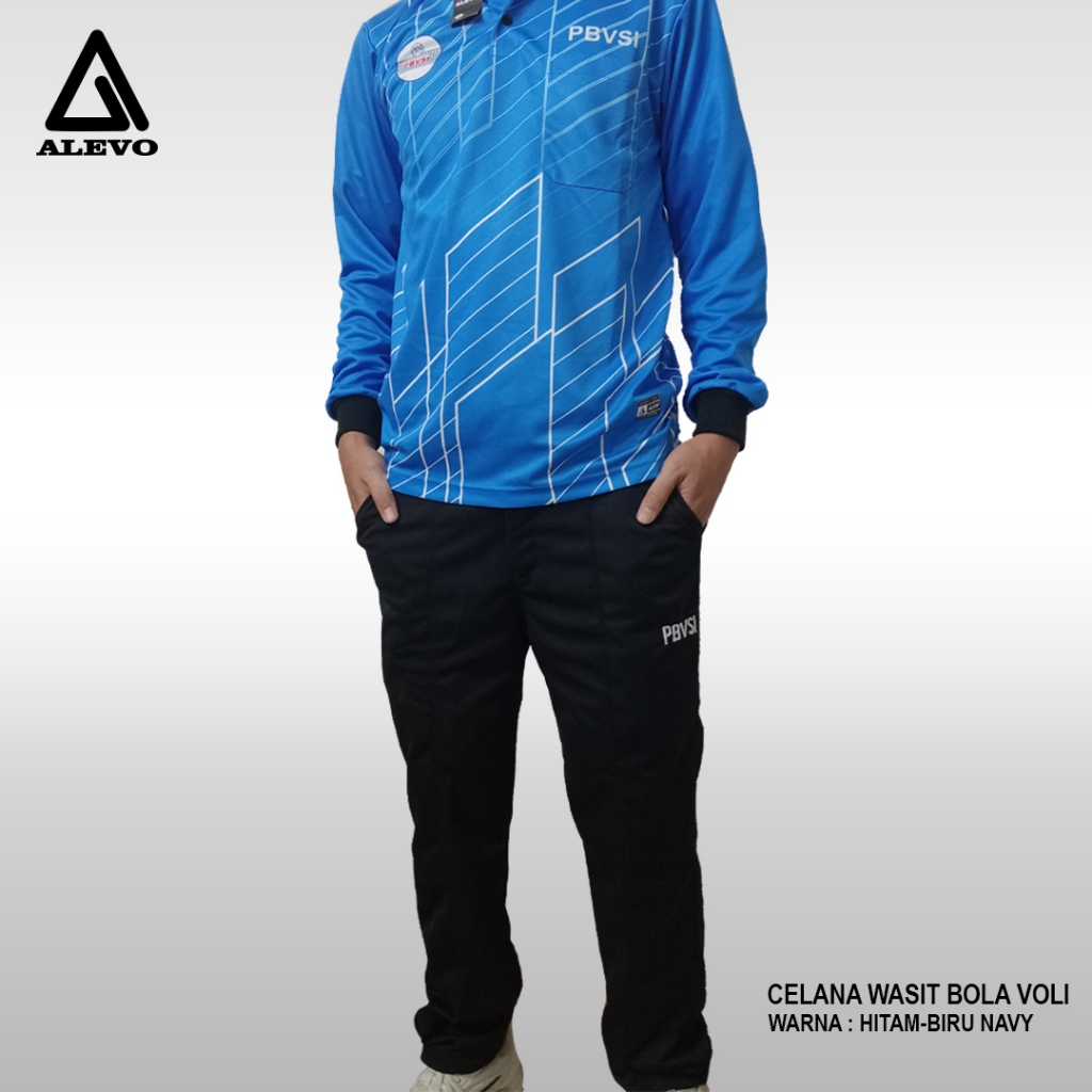 CELANA PANJANG WASIT VOLI RESLETING (PBVSI PUTIH/PBVSI KUNING) - BAHAN LOTTO