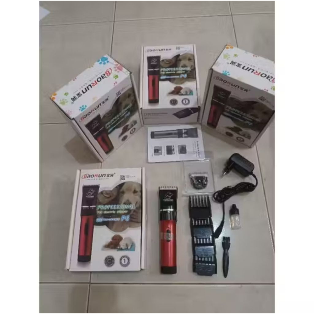 Mesin Cukur Domba Baorun Pro p6 + Mata Pisau Cadangan Original