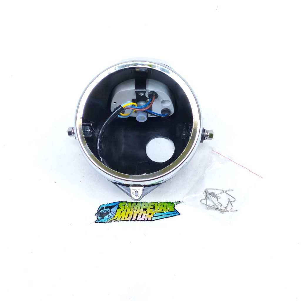 PROMO TERMURAH Batok Lampu Depan Set Spidometer Sepido Spido Dan Lis Hitam CD 90 Bisa Untuk Custom C