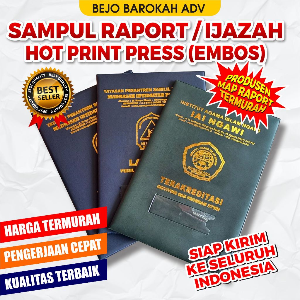 MAP RAPORT MAP IJAZAH HOTPRINT PRESS K13 KURTILAS KURIKULUM MERDEKA | MAP RAPORT SEKOLAH | MAP IJAZA