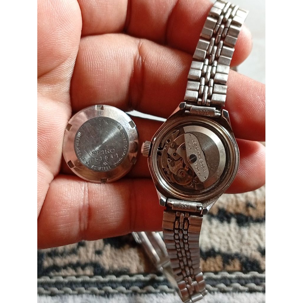 jam tangan seiko cw kondisi mati hari tgl normal butuh service