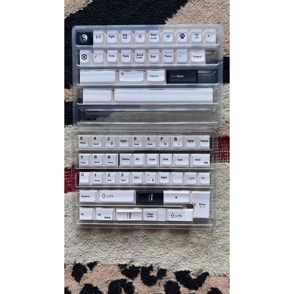 Keycaps Tachi White Japanese Cherry Profile