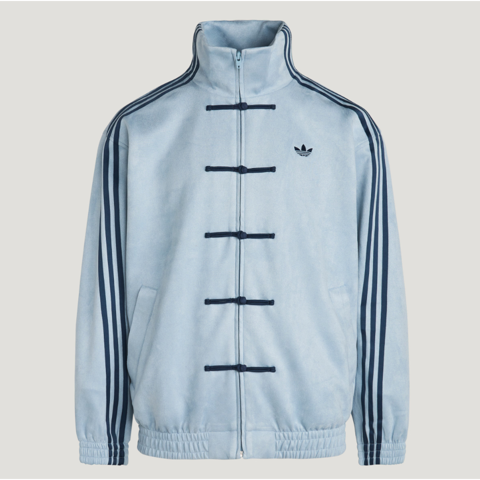 Adidas Original CTT Suede CNY Loose Sports Jacket light blue O R