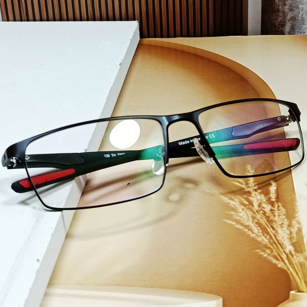 anti fog/embun kacamata baca plus progresif bluecromic lensa Domas