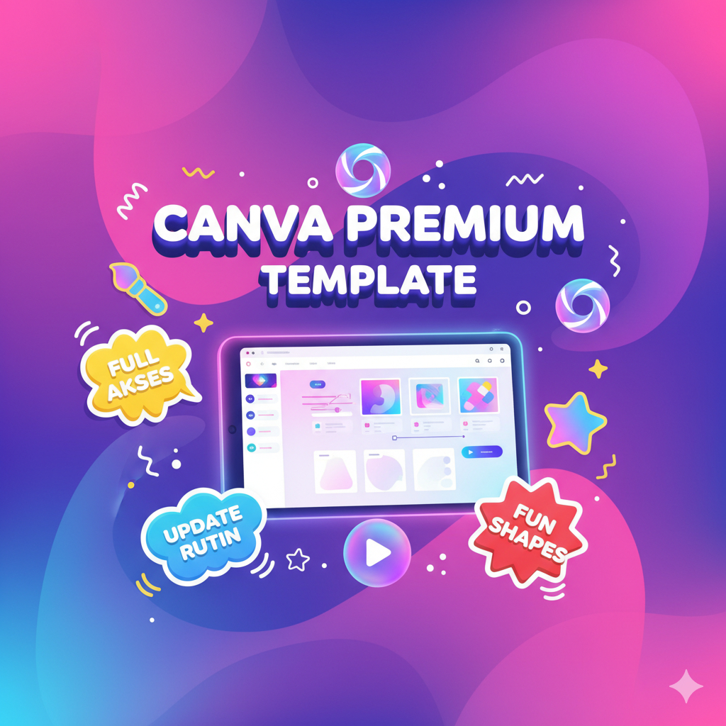 Template Canva Premium Termurah