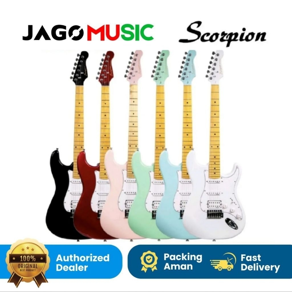 Guitar Electric Scorpion SS120 Gitar Scorpion SS 120 Stratocaster