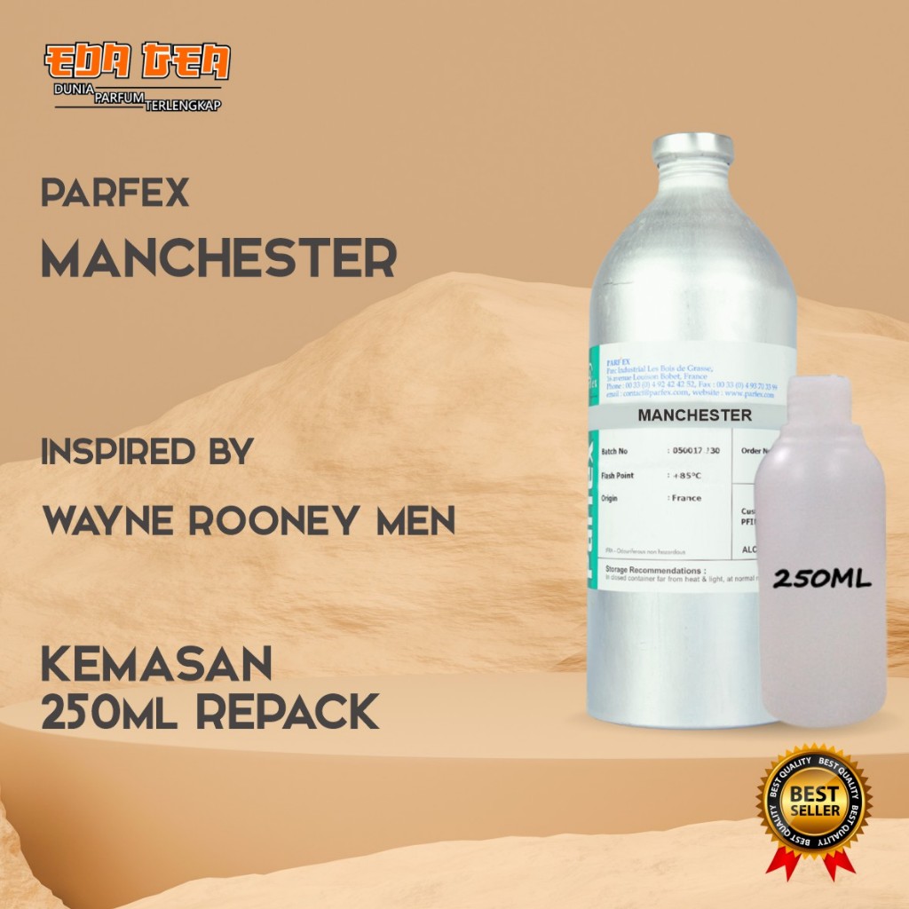 bibit parfum murni MANCHESTER / WAYNE ROONEY MEN PARFEX 250ML