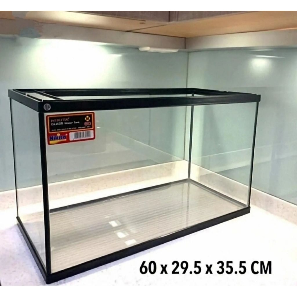 Aquarium Nikita 60cm Akuarium Akrilik Tahan banting NS 60 Liter Glass Water Tank 60x30x36 cm Akuariu