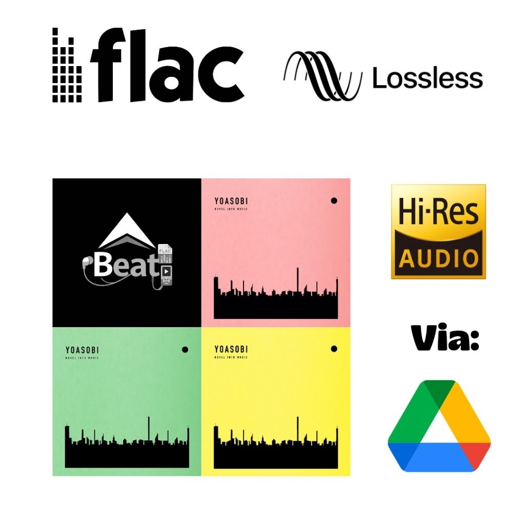 File Musik / Lagu Album YOASOBI - The Book / The Book 2 / The Book 3 [Audio FLAC Hi-res Lossless 24-