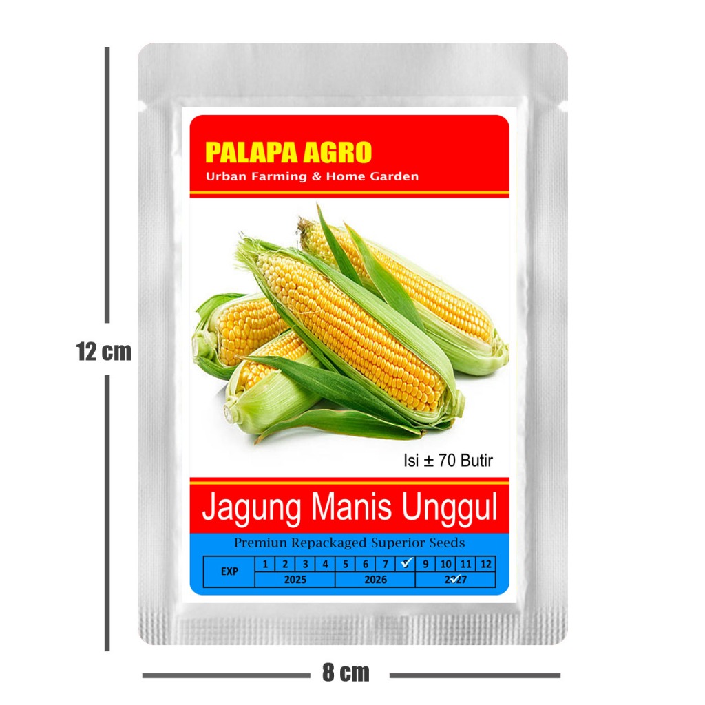 Bibit Jagung Manis Unggul - Benih Jagung Manis Super ±70 biutir