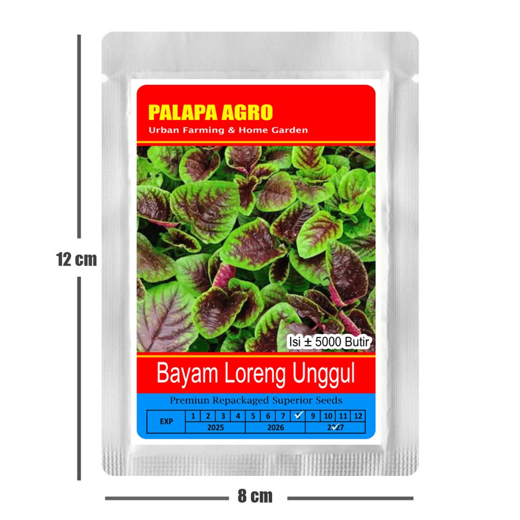 Bibit Bayam Unggul - Benih Bayam Belang Unggul Isi ± 5000 Butir