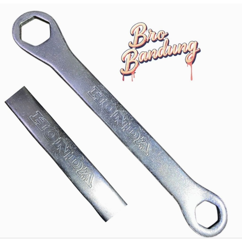 Kunci Tutup Klep Lurus 17 x 24 Buka Blok Mesin - Roda Belakang Motor Matic