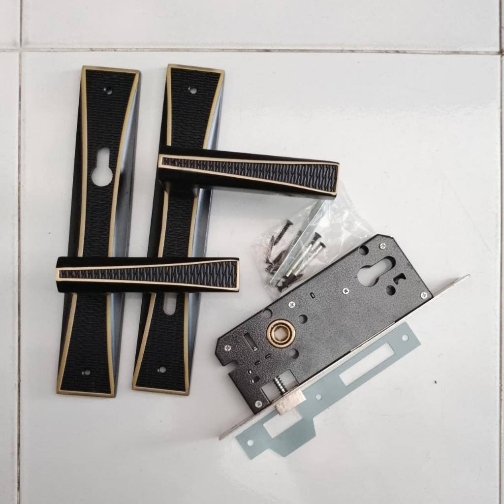 Set Handle Besar + Kunci Handle Pintu Kunci Pintu - Sisley