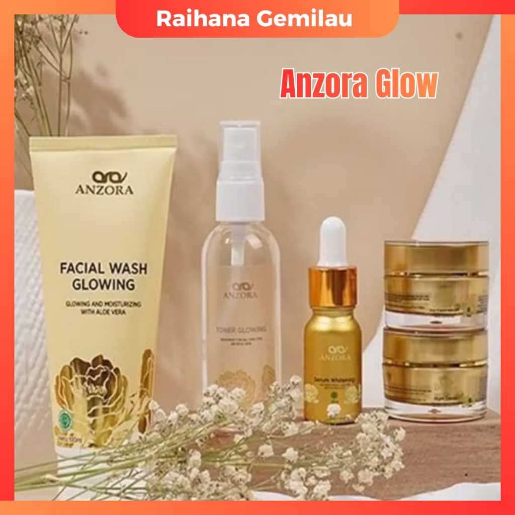 ANZORA/ANZORA SKINCARE/SKINCARE ANZORA/PAKET WAJAH ANZORA SKINCARE/ANZORA GLOW
