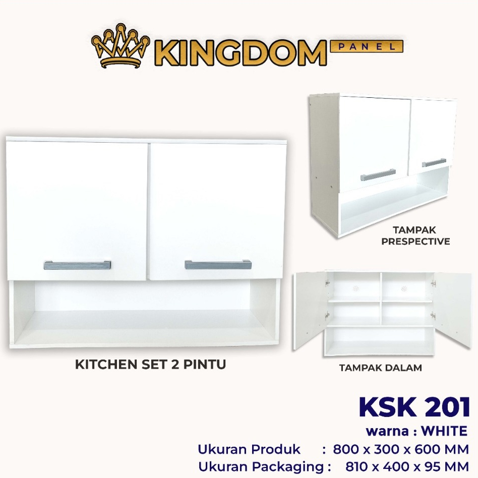KITCHEN SET ATAS PINTU 2 LEMARI DAPUR GANTUNG LEMARI SET DAPUR
