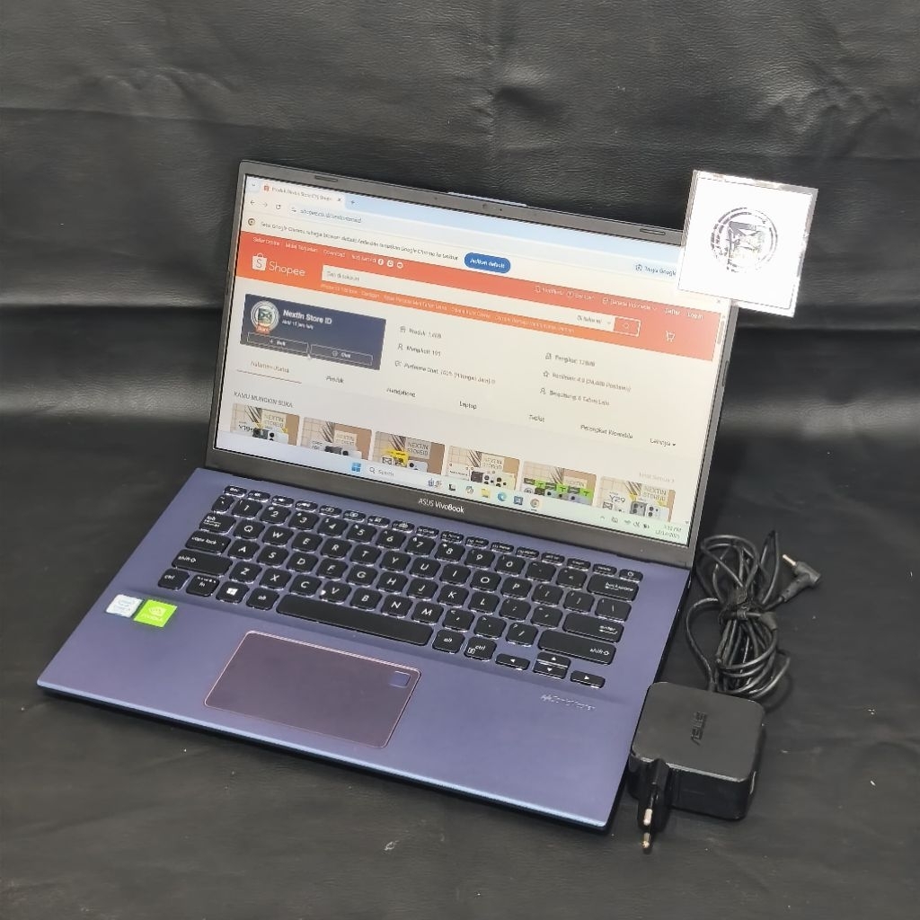 LAPTOP ASUS VIVOBOOK X412FL_A412FL CORE i3 8145U 8GB 512GB 14 INCH SECOND BERGARANSI