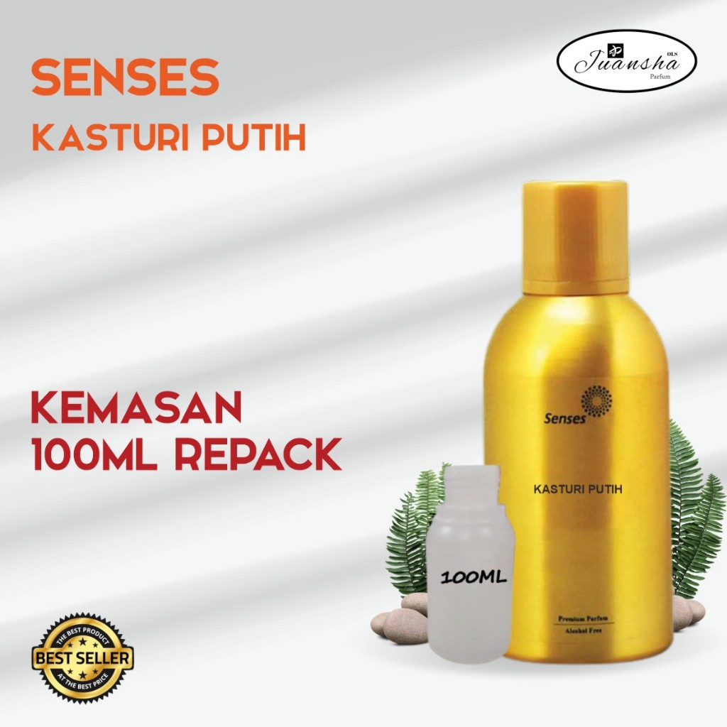 bibit parfum KASTURI PUTIH SENSES 100ML