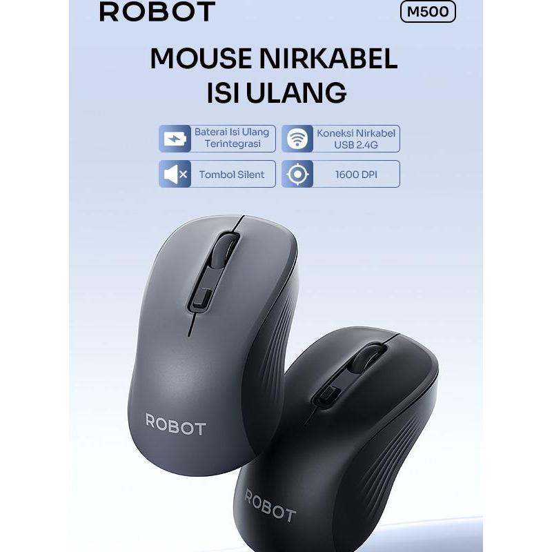 Robot M500 Mouse Wireless Rechargeable Silent Click