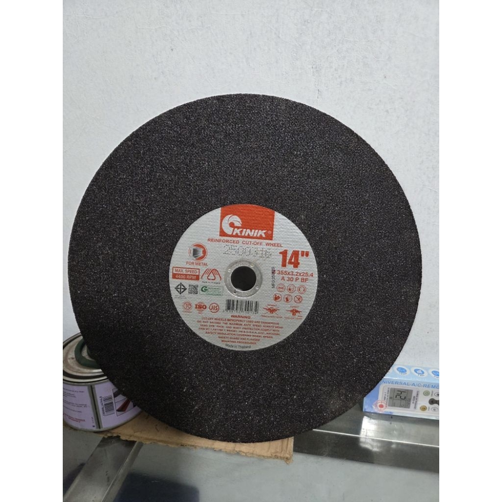 [ASLI] batu/mata Gerinda Kinik 14" Cutting