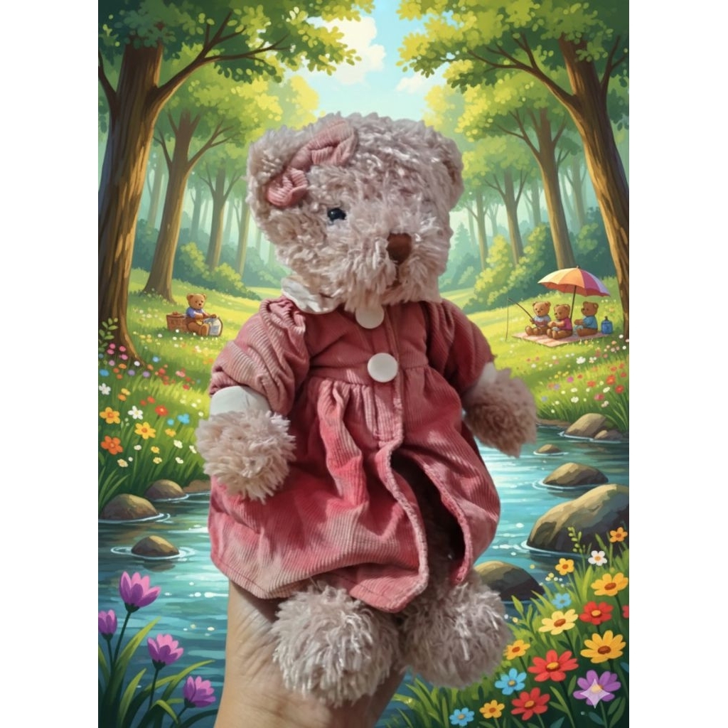 boneka Teddy bear,temus,boyds,ty,steiff,sun arrow,harrods