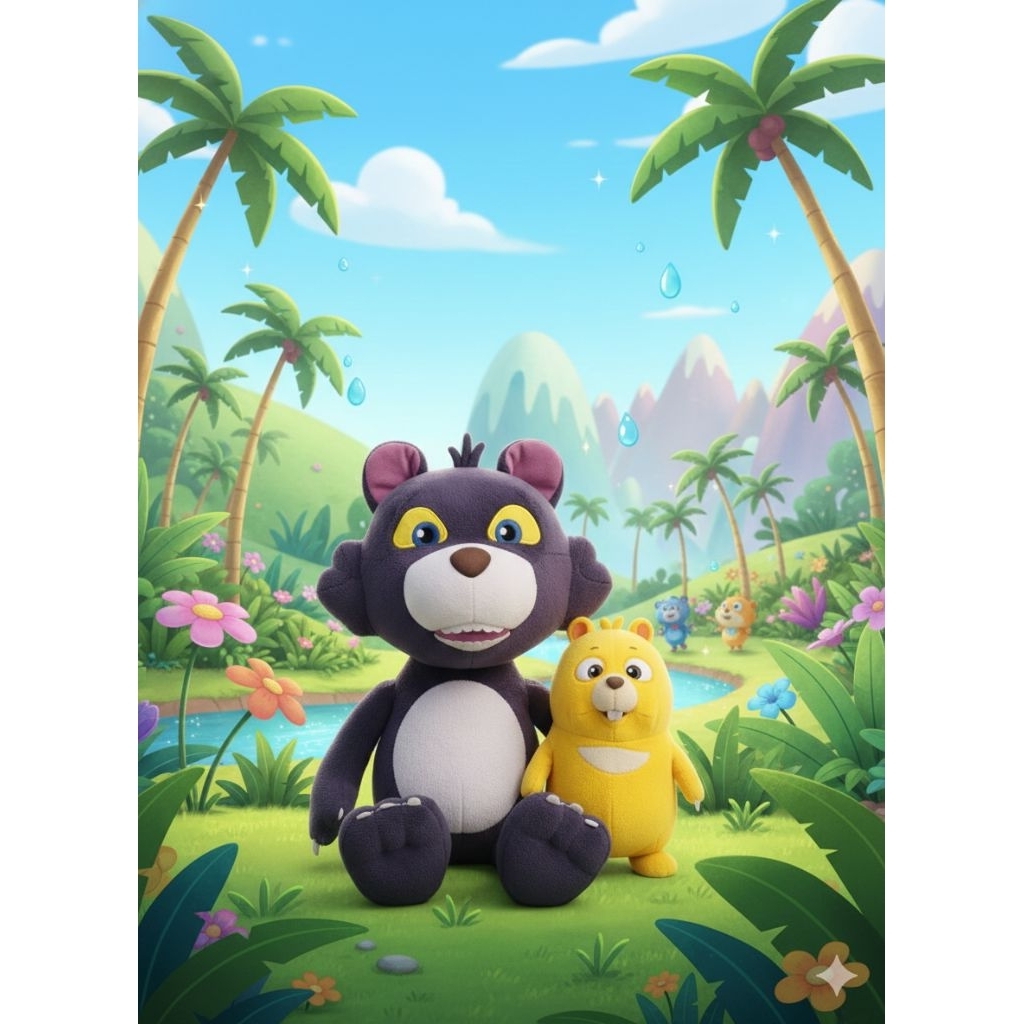 boneka karakter duda and dada