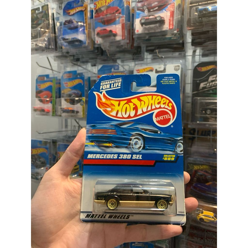 Hotwheels Mercedes 380 SEL Black (Collector #889)